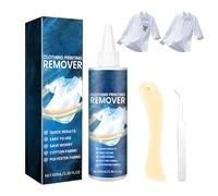 Yooyan Dissolvant de colle, détachant flocage, avec grattoir et pince à épiler, détachant de flexibilité, nettoyant doux et non irritant, convient pour éliminer les erreurs d'impression sur les