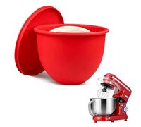 Yooyan Inserts de bols en silicone pour robots de cuisine, bols de 5 l, bols de rechange, embouts de robot de cuisine et accessoires pour boulangers à domicile, amateurs de pâtisserie (rouge)