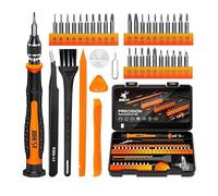 Yooyan Lot de 42 tournevis de précision avec Torx T5 T6 T8 T9 T10 T20, etc. Kit de réparation pour iPhone, iPad, Switch, PS4, Xbox, ordinateur portable, MacBook, ordinateur, lunettes, montres, etc