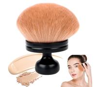 Yooyan Pinceau de maquillage pour le corps pour l'autobronzant, Pinceau Kabuki Bronzers Blend Applicator,Pinceau de maquillage ovale pour le visage et le corps, poudre, fard à joues, poils synthétique