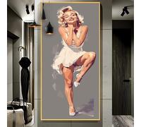 Yooyixi Peinture Numero Adulte Sexy，Beauté Peinture par Numero Adulte Grand Format 30x60cm，DIY Kits de Peinture au Numéro Pigment Acrylique Paint by Numbers Pour Maison Décor Cadeau(Sans Cadre) J58