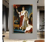 Yooyu Portrait de Napoléon Cour Européenne Peintures Impression sur Toile Art Affiches Et Gravures Classique Napoléon Art Photos80x130cmavec cadre