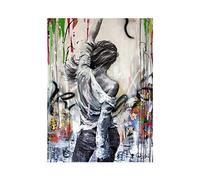 Yooyu Tableau Moderne Street Graffiti Art Moderne Abstrait Sexy Femme Affiches et Gravures Mur Art Photo pour La Décoration Intérieure 50x70cm (20x28in) Sans Cadre