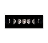 Yooyu Toile mur photo éclipse de la lune affiche Art peinture univers longue bannière impression salon chambre décoration 40x120 cm sans cadre