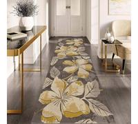 Yopappol Tapis de Couloir Lavable en Machine, 1 m, 1,5 m, 2 m, 2,5 m, 3 m, 3,5 m, 4 m, 4,5 m, 5 m, 6 m, antidérapant, à Poils Courts, Extra Long et Absorbant.(120×350cm)