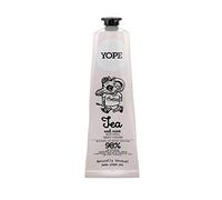 YOPE Crema Mani | Burro Di Karitè | Oli di argan, coco et olive | Nourrissant | Apaisant | Calmant | Irritant | 98% d'ingrédients naturels | Formule végétalienne | Thé et menthe | 100 ml