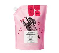 YOPE Savon pour les mains et lait d'amande | 98% d'ingrédients naturels | hydratant et apaisant | avec panthénol, allantoïne et huile de macadamia | Extrait de cerise | 1000 ml
