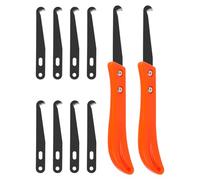 YOPEUC Grattoir a Dejointer Carrelage, Gratte Joint Carrelage Kit de Grattoir à Coulis pour Carrelage, Grattoir à Joints de Carrelage Nettoyage de Carrelage 4 Pièces Avec 8 Lames