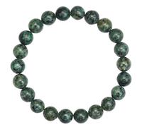 YOPI Bracelet en pierre d'agate naturelle œil de tigre, bijoux en perles rondes à un seul cercle for hommes et femmes(Redandgreentreasure)