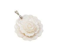 YOPI Coquille de Papillon Blanche Faite à la Main, Trois Couches de Fleurs, Accessoires de Bijoux DIY for l'artisanat et la décoration