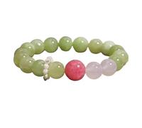 YOPI Natural Jade Green Grape Milk Cap Bracelet for Women | Elegant Jade Agate Bracelet With A Unique Grape Milk Cap Design