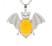 YOPI Ornements suspendus en cristal de chauve-souris, décorations suspendues élégantes for Halloween et la décoration de la maison(Topaz)