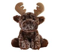 YOPI Peluche Animal réaliste de 23 cm - Panda, Renard ou Tigre Assis de 18 cm, en Peluche for Enfants et collectionneurs(Reindeer)