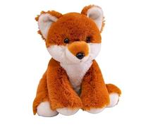 YOPI Peluche Animal réaliste de 23 cm - Panda, Renard ou Tigre Assis de 18 cm, en Peluche for Enfants et collectionneurs(Fox)