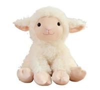 YOPI Peluche Animal réaliste de 23 cm - Panda, Renard ou Tigre Assis de 18 cm, en Peluche for Enfants et collectionneurs(Sheep)