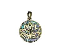 YOPI Pendentif en Coquillage d'ormeau Life Tree - Bijou en Coquillage Naturel for Une Connexion spirituelle et Un Style Unique(Color3)