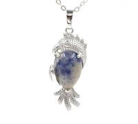 YOPI Pendentif en cristal rose améthyste for petits perroquets - Bijoux d’oiseaux magnifiquement conçus(BluegrainStone)