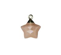 YOPI Pendentif étoile à Cinq Branches en Pierre de Soleil Naturelle Fait Main | Accessoires de Bijoux en Cristal DIY(Sunstone)