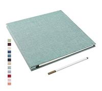Yopih Album Photo Adhésif avec 40 Pages 10X15 Lin en Tissu Couverture Scrapbooking DIY Photo Album Sauver Bébé Croissance Mariage Voyage Famille Cadeau