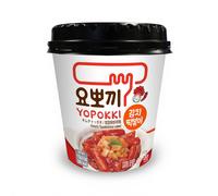 Yopokki Bâtonnets de Gâteaux de Riz Instantanés Saveur Kimchi 115 g