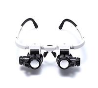YOPOTIKA Lunettes loupes binoculaires avec support de tête avec 3 lentilles interchangeables (8 x 15 x 23 x) - Lunettes loupes de lecture mains libres pour la lecture, 1093790
