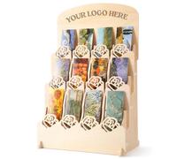 YOPPIX Présentoir de marque-pages pour vendeurs, support multi-usage, présentoir portable pour foires artisanales, stands de fournisseurs, magasin de détail