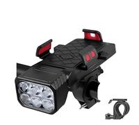 YoQIK Éclairage Cyclisme pour Canyon,Éclairagea Vant+Feu Arrière+Haut-Parleur+Batterie Externe,1200MAh LED Lumière Phare,pour Loisirs Sports,C