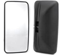 YoQIK Miroir Rétroviseur Rechange Auto pour Mitsubishi Canter Fuso FE FG 2005-2021,Remplacement Verre Droite Gauche Glace Chauffant Extérieur Recul Lentille Pièces,Left