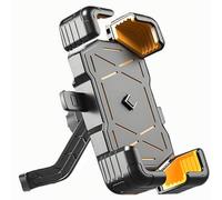 YoQIK Supports Téléphones Moto pour Suzuki Impulse 2008 2009 2010 2011,Rotatif à 360°Guidon/Rétroviseur Support Rétractable Anti-Branle Accessoires Portables Smartphone,Yellow-B
