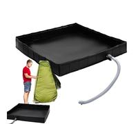 Yorajuy Base de Douche Portable pour Camping - Les Pieds Propres | Bac de Douche Portable, Base Pliable, Étanche, Accessoires de Camping pour Voyage, Plage, Extérieur