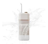 Yorajuy Hydropulseur électrique sans fil à 3 modes, nettoyeur de dents électrique avec 3 modes de nettoyage des dents rechargeable pour les voyages quotidiens et les nuits