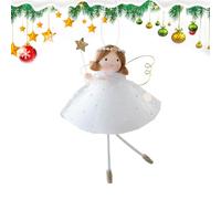 Yorajuy Petits anges décoratifs pour sapin de Noël - Décorations d'hiver à suspendre | Joli pendentif de Noël décoratif pour mur, fenêtre, cheminée, maison, fête, anniversaire