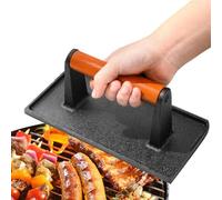 Yorajuy Smash Presse à hamburger, presse à viande, presse à galettes de bacon, anti-adhésif, convient pour la fabrication de hamburgers, la friture du bacon, les grillades, les galettes