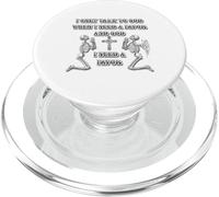 Yoraytees I Only Talk to God When I Need A Favor PopSockets PopGrip pour MagSafe