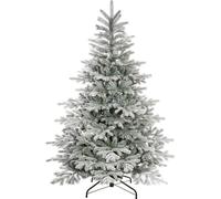 YORBAY Arbre de Noël artificiel 210 cm Arbre de Noël artificiel avec neige, support métallique