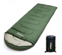 Yorbay Sac de couchage d'extérieur 3-4 saisons : sac de couchage léger imperméable pour le camping, les voyages et les activités - Sac de couchage pour enfants et adultes pour temps chaud et frais