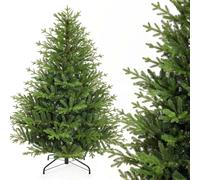 Yorbay Sapin de Noël artificiel 150cm Sapin de Noël artificiel en PE, PVC avec support,Sapin de Noël Sapin de Noël pour décoration de Noël