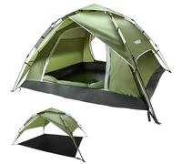 Yorbay Tente de Camping 4 Personnes Pop Up Anti UV Imperméable & VentiléeTente pour Camping, Randonnée, Exterieur