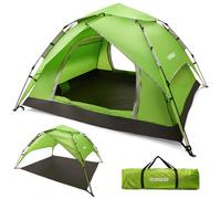 Yorbay Tentes de camping Pop Up pour 2-3 personnes, double paroi imperméable aux UV Tentes dôme pliantes pour la famille, le trekking, le plein air