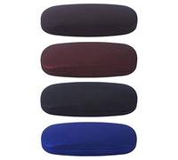 Yorgewd Lot de 4 étuis à lunettes rigides adaptés à la plupart des lunettes et lunettes de soleil pour homme et femme