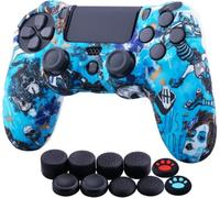 Yorha 1 Coque de Protection en Silicone pour Manette PS4/Slim/Pro DualShock 4 avec 10 Embouts
