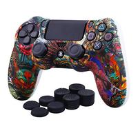 Yorha Coque de Protection en Silicone pour Manette PS4 / Slim/Pro DualShock 4 avec poignées Pro x 8