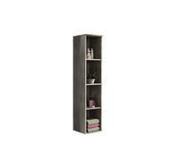 York armoire de salle de bain 4 pièce de stockage enfumé.