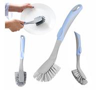 York Bacteria Stop Brosse à Vaisselle, Gris-Bleu, L