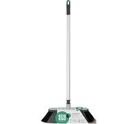 York Balai à Long Eco Ego U-Collect Manche 130 cm avec Combinaison de Poils durs et Doux Balai d'intérieur hygiénique Ergonomique Manche télescopique 130 cm Gris Noir Vert