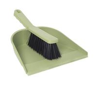 York Ensemble Pelle et Balayette à Main - Poussière et Ramasse-miettes - en Plastique Recyclé - Vert 23 x 32 x 11 cm