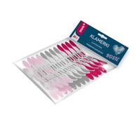 YORK Épingles à Linge Antiglisse Soft Touch Lot de 10 Pinces à Linge Robustes Anti-Trace Résistant aux UV et Intempéries pour Étendoir et Corde à Linge Pinces à Linge Plastique Couleurs Pastels