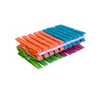 York Lot de 20 Pinces Maxi en Acier à Zinc Multicolore Taille Unique