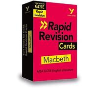 York Notes For Aqa Gcse (9-1) Rapid Revision Cards: Macbeth