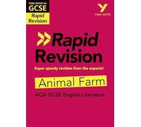 York Notes RAPID AQA GCSE (Revision Guide) Animal Farm - for 2026, 2027 exams